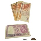 Mixed Lot Of Different Foreign World Paper Money Banknotes Currency   Coins