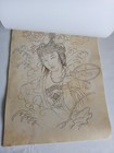 Traditional Oriental Japanese Style Tattoo Flash Line Drawing 16  Sketch Book A3