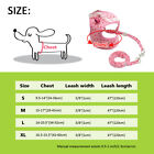 Dog Harness And Leash Set Breathable Mesh Adjustable Pet Cat Puppy Collar Vest