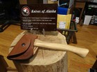 Knives Of Alaska Hunters Hatchet With Leather Belt Sheath Model 070fg A Great 1 