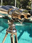 1920s Century Nautical Naval Fully  Heavy Binoculars Chrome