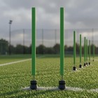 2 Pieces Agility Training Pole Portable Sports Gear Weather-resistant