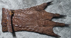 Vintage Genuine Crocodile Alligator Foot Claw Leather Coin Pouch Wallet Novelty
