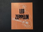 Very Rare 1972 Led Zeppelin Uk Souvenir Program