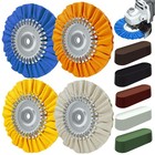 8  Airway Buffing Wheel Kit - 9pcs Aluminum Polishing Wheels  5 8  Arbor  Mirror