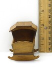 Baby s Wooden Rocking Cradle - Dollhouse Miniature