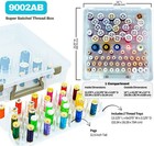 108 Pegs Artbin Super Satchel Thread Box - Versatile Thread Storage For Sewing