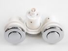 3 X Spa Pedicure Parts Air Switch  Push Button  Air Button Chrome
