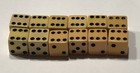 12 Vintage Butterscotch Bakelite 3 8    Dice  tested 