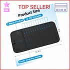 Clofiak Cd Visor Holder For Car  Visor Cd Holder 12 Dvd Organizer With 1 Mesh Po