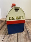 Vintage 1960   s Aladdin U s  Mail Usps Zip Code Metal Lunch Box  no Thermos  Read