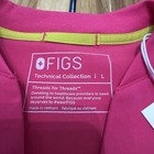 Figs Scrub Top Womens L Slim Pink Technical Collection Performance Nursing Nwt