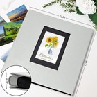 Photo Album 4x6 600 Photos Leather Cover Extra Large Capacity Grey