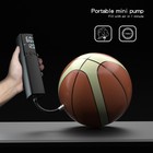 Electric Air Ball Pump With Lcd Display And Led Flashlight 12 Psi Rechargeable