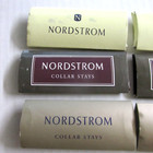 Nordstrom Collar Stays Lot 6 Packages Assorted Sizes Plastic Mens Stays Vintage