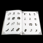 Tattoo Sketch Flash Book Pattern Wolf Dragon Alphabet Body Tattoo Art Book