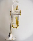 Trumpet 180s-37 Bb Brass Silver-plated Professional Trumpet Instrument With Box