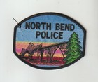 North Bend Or Police Obsolete Patch Ship From Australia