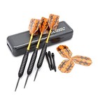  23 Grams Black Coating Brass Barrels Steel Tip Darts With 2 Different Sets 