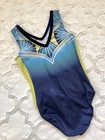 Simone Biles Gk Elite Gymnastics Leotard Radiating Ultramarine Holotek Blue  Cl