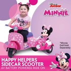 Disney Junior Minnie Mouse Happy Helpers Sidecar Scooter Battery-powered Ride On