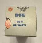 Ge Projector Lamp Dfe 80w 30v New Old Stock