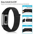 Us For Fitbit Charge 4 3 Woven Nylon Loop Strap Watch Wrist Band Bracelet Bands