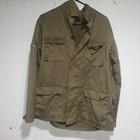 East German Nva Mens G 52 Brown Strichtarn Rain Camo Military Field Jacket