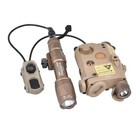 Tactical Peq15 Red Green Laser Sight m600 M300a Flashlight Set Hunting Light