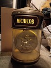  Vintage Michelob Hanging Light Up Clock   Swivel Working 22 1 2  T  X 11 1 2  D