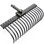 17  Heavy Duty Pine Straw Rake With 2  Receiver For Lawn Tractors Atvs And Utvs