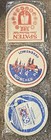 Vintage Lot 12 New Old Stock Three Different German Beer Company Coasters
