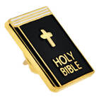 Pinmart s Holy Bible Religious Cross Enamel Lapel Pin