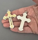 Thick Heavy Ornate Rosary Crucifix Cross 2  Italian Rosaries Part C161 Gold
