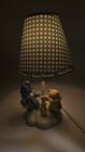 Care Bear Sweet Dreams Lamp Night Light Bedtime Funshine Blue Yellow Shade Works