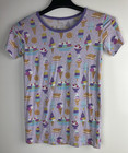 Little Sleepies Wild Berry Ice Cream Social Bamboo Pajama Top Ss Purple Size 16