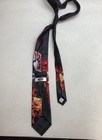 Star Wars Mens Black Darth Vader Stormtrooper Graphic Polyester Necktie Tie