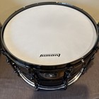 Ludwig Universal Black Brass Snare Drum - 8 Inches X 14 Inches  Black Nickel