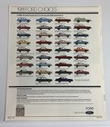 Vintage 1981 Ford Full Line Sales Brochure Catalog - Mustang Thunderbird Escort