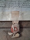 1665 17th Century Manuscript On Vellum Legal Document Robert Paston England