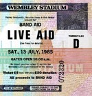 Live Aid Concert Poster   Ticket Set Ready To Frame   Very Nice     Uk Usa Queen