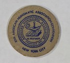 1976 Ana 85th American Numismatic Assoc  Convention New York City Wooden Nickel