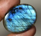 Natural Rock Labradorite Quartz Crystal Polished Palm Stone Ore Specimen Healing
