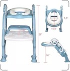 Toddler kids Potty Training Toilet Seat With Safety Stool Ladder   Splash Guard