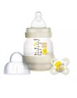 Lot Of 2 Mam Easy Start Anti-colic 4 5-ounce Bottle W  Pacifier Set Teddy Bear