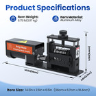 Automatic Wire Stripping Machine 250 Mcm-14 Awg   6 Channels   5 Carbide Blades