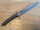  Ww2 Knife Crafters Fighting Knife Vintage Us Military 12  Leather Grip  rare 