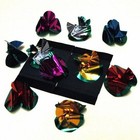 Appearing Flower Wallet With Mylar Flowers Vintage Magic Mentalism Tricks