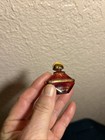 Vintage Samsara Guerlain Paris Miniature Tiny Glass Crystal Bottle Mini Small