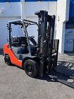 2018 Toyota 6000 Lb Solid Tires  Forklift With Side Shift 3 Stage Mast